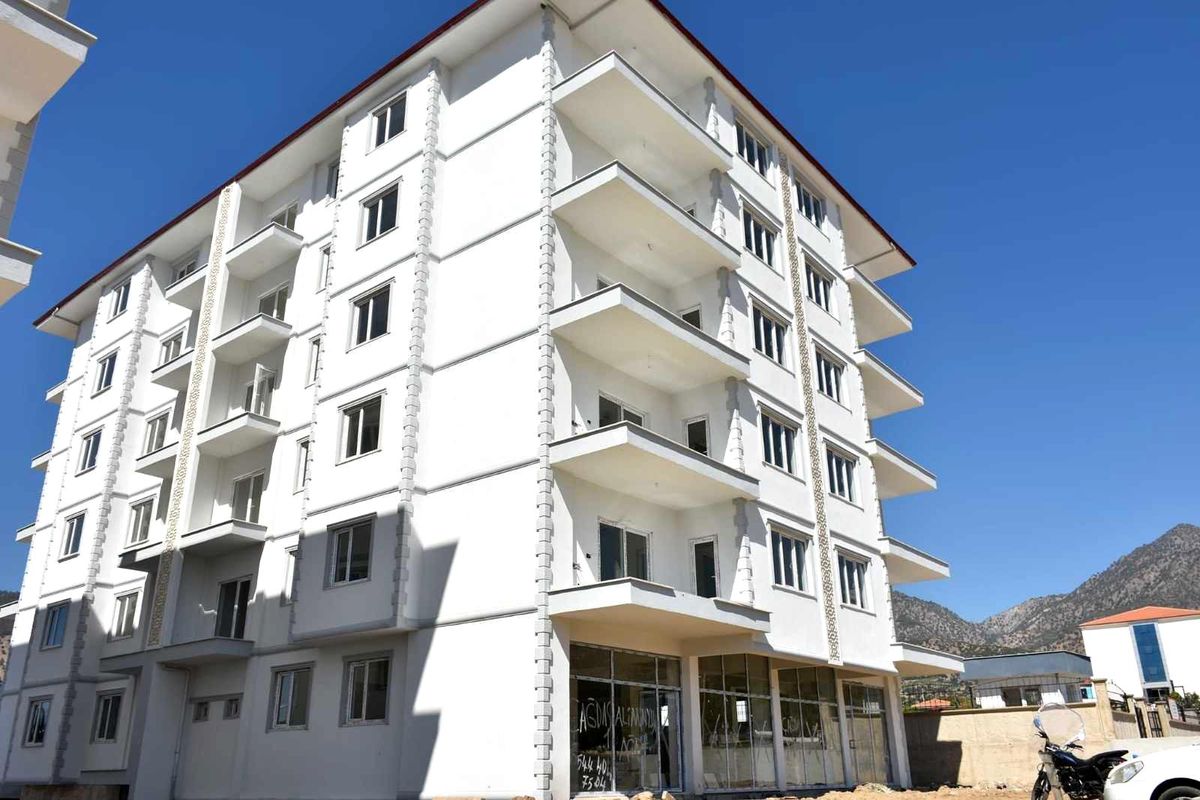Buharkent\'te toplu konut projesinde sona gelindi