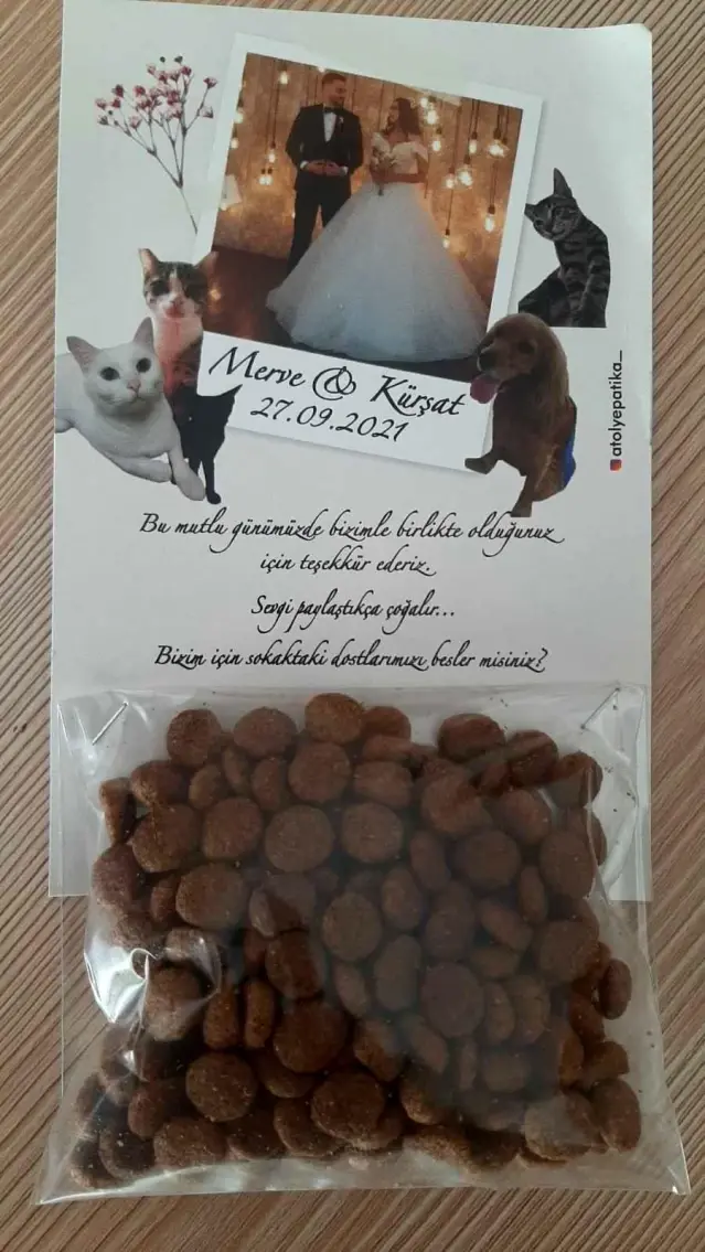 Düğün davetiyesini alanlar şaşkına döndü