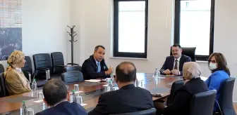 İstanbul'daki Arap ülkelerinin başkonsolosları İstanbul Havalimanı Mülki İdare Amiri Haktankaçmaz'ı ziyaret etti