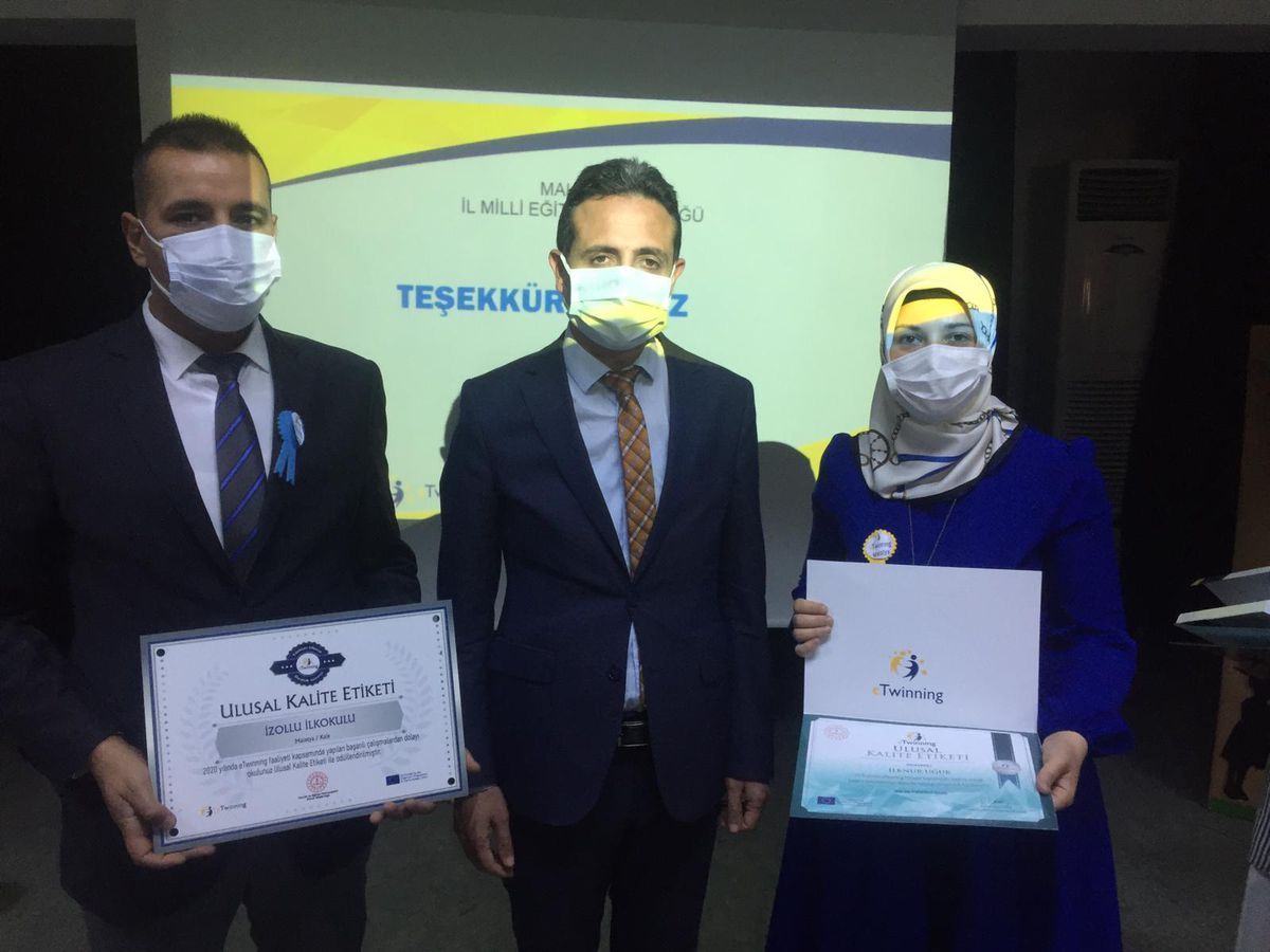 Kale İzollu İlkokulu "e-Twinning Ulusal Kalite Etiketi" ödülü aldı