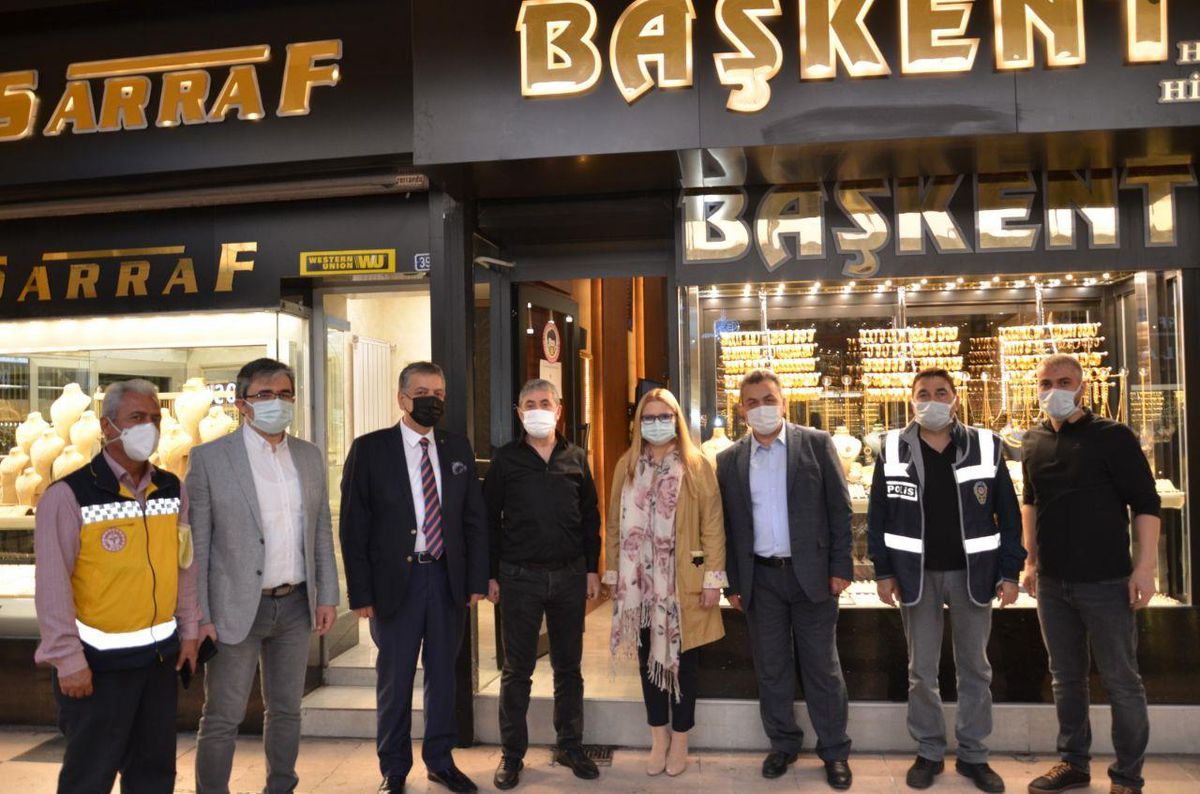 Kayseri\'de Kovid-19 denetimleri devam ediyor