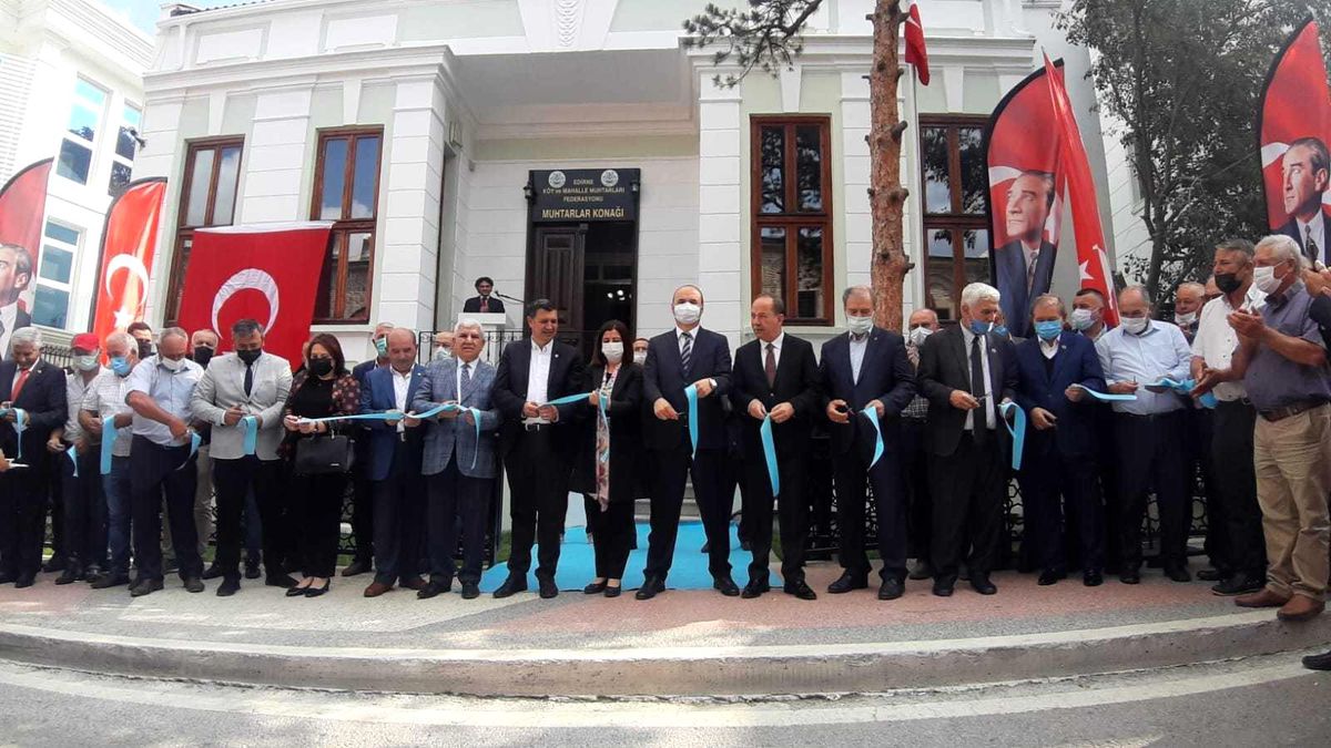 Muhtarlar Konağı düzenlenen törenle hizmete açıldı