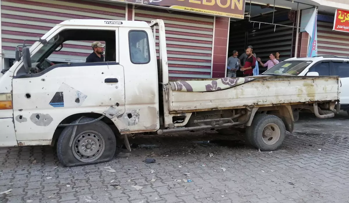 Suriye\'nin Cerablus ilçesinde düzenlenen terör saldırılarında 1 sivil öldü, 15\'i yaralandı