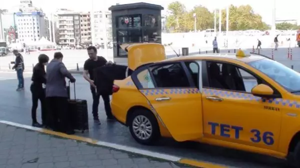 Taksim'de denetim; taksiciden bu kez uzun mesafe bahanesi