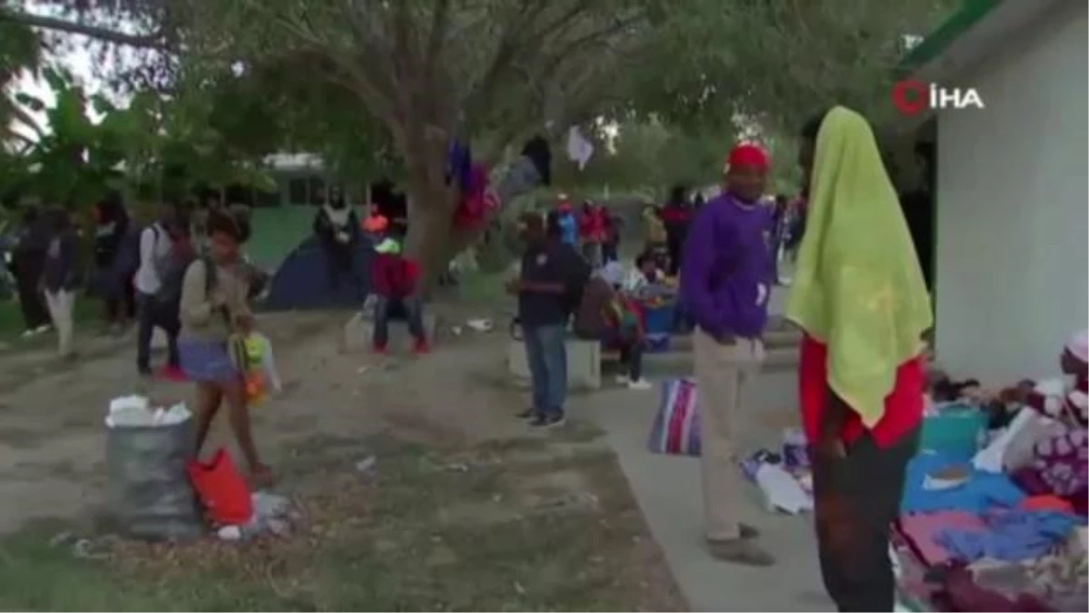 ABD\'den sınır dışı edilen Haiti göçmenlerin Meksika\'daki umutsuz bekleyişi