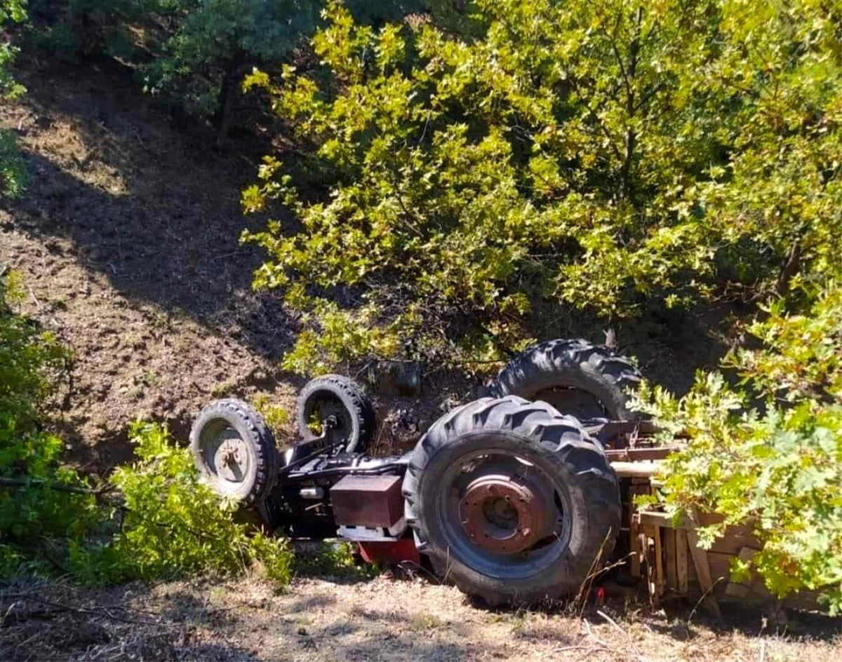 Ankara\'da kontrolden çıkan traktör devrildi: 1 ölü