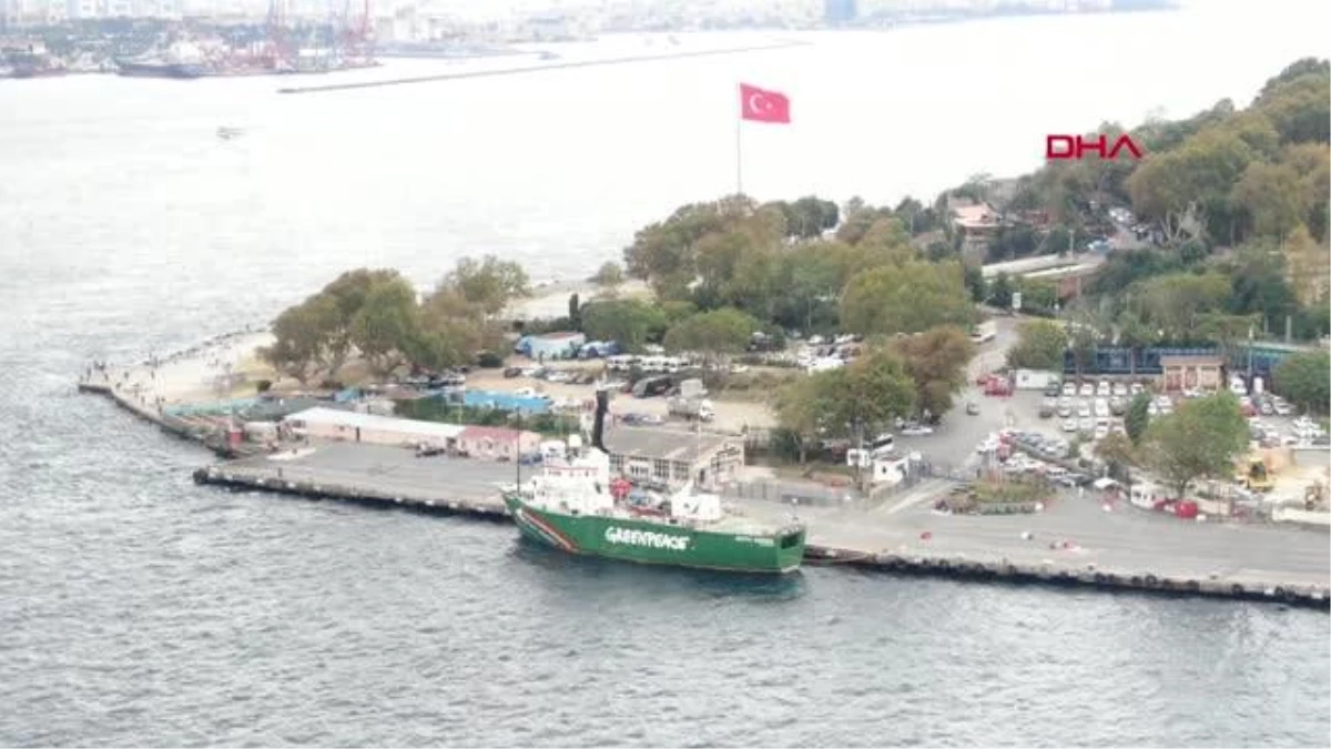 GREENPEACE\'İN BUZKIRAN GEMİSİ MV ARCTİC SUNRİSE İSTANBUL\'DA