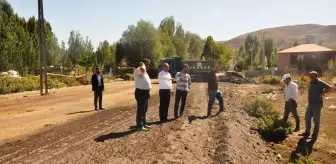 Günkırı Belediye Başkanı Çetinsoy yol çalışmalarını denetledi