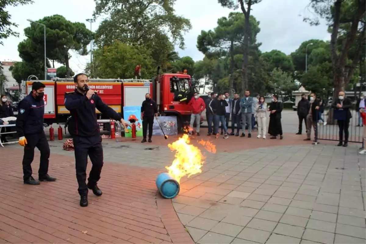 Son dakika haberi: İtfaiye haftasında hayat kurtaran bilgilendirmeler anlatıldı