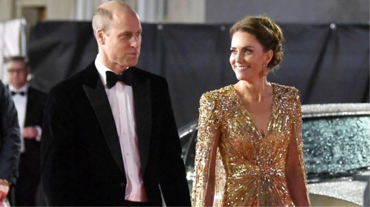 James Bond filminin galasında Kate Middleton kıyafeti ile damga vurdu