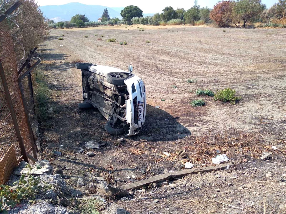 Manisa\'da trafik kazası: 1 yaralı