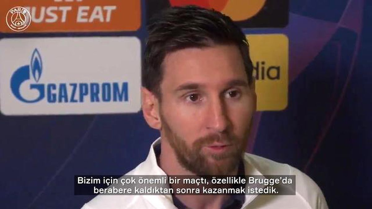 Messi, Paris Saint Germain\'deki İlk Golünü Attığı İçin Çok Mutlu!