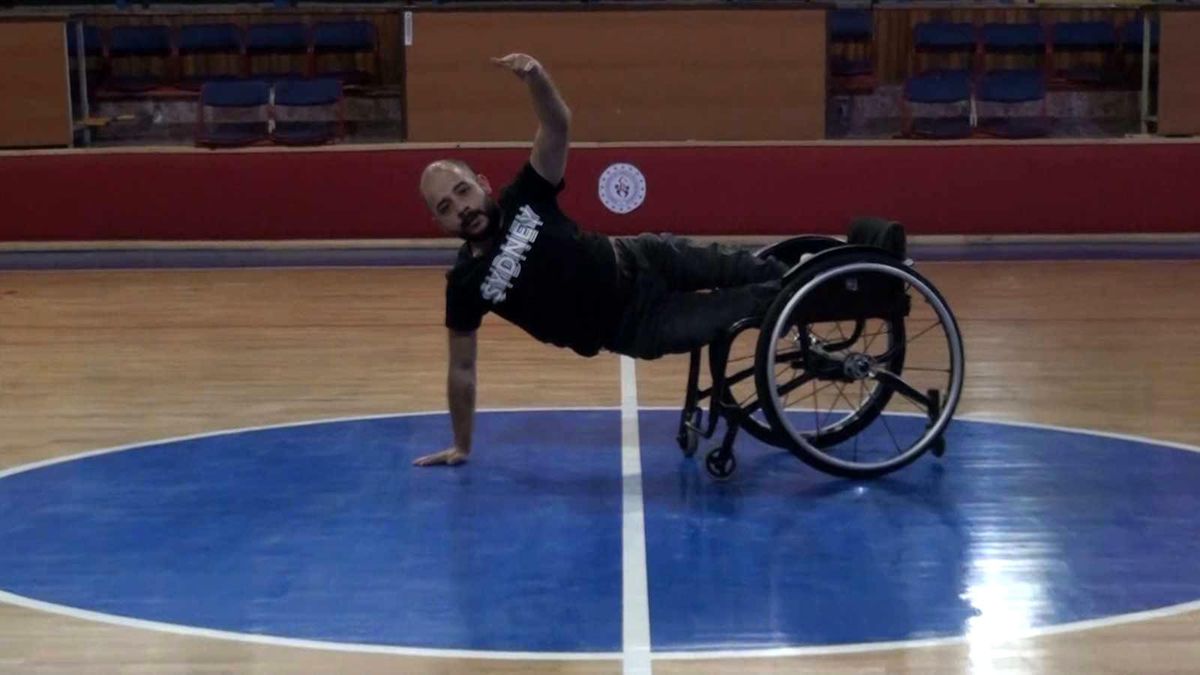 Milli sporcu engelleri aşıp Avrupa\'da dans edecek