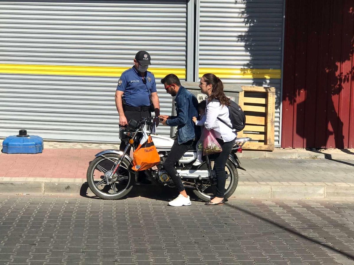Nazilli\'de motosiklet sürücülerine denetim uygulandı
