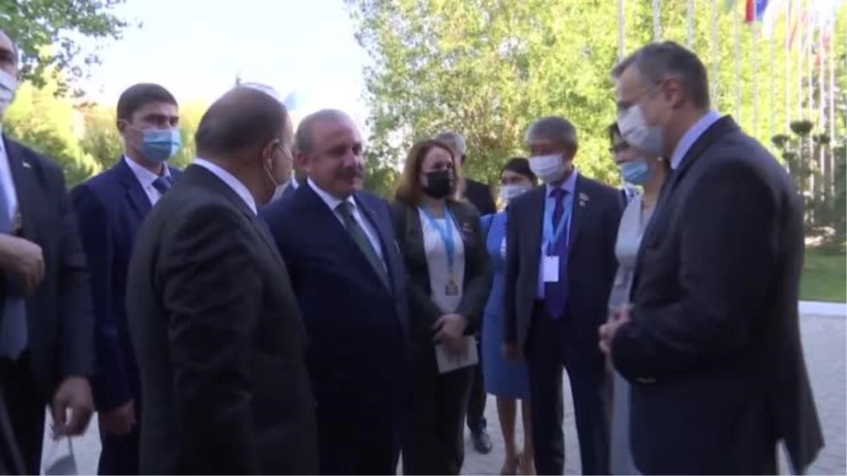 NUR SULTAN - TBMM Başkanı Şentop, Türkistan\'da Ahmet Yesevi Üniversitesini ziyaret etti