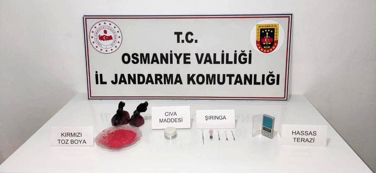 Osmaniye\'de 579 gram cıva ele geçirildi