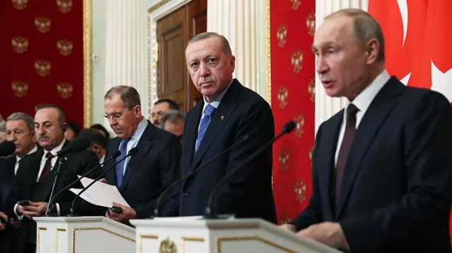 Son Dakika: 3 saatlik kritik görüşmenin ardından Erdoğan ve Putin'den ilk sözler! Kırım gerginliği unutuldu