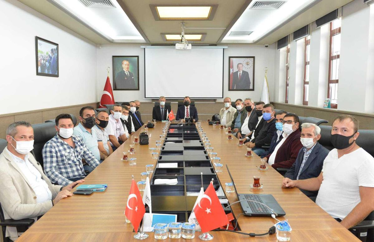 Son dakika haber! Süleymanpaşa Belediye Başkanı Yüksel, taşımacılık yapan kooperatif temsilcileri ile bir araya geldi