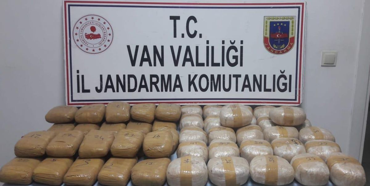 Van\'da 60 kilo esrar ele geçirildi