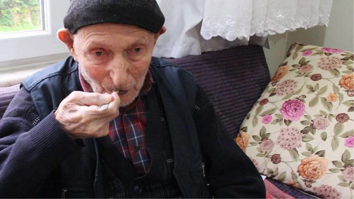 110 yaşındaki Dursun Ali dede uzun yaşama sırrını tereyağına bağlıyor