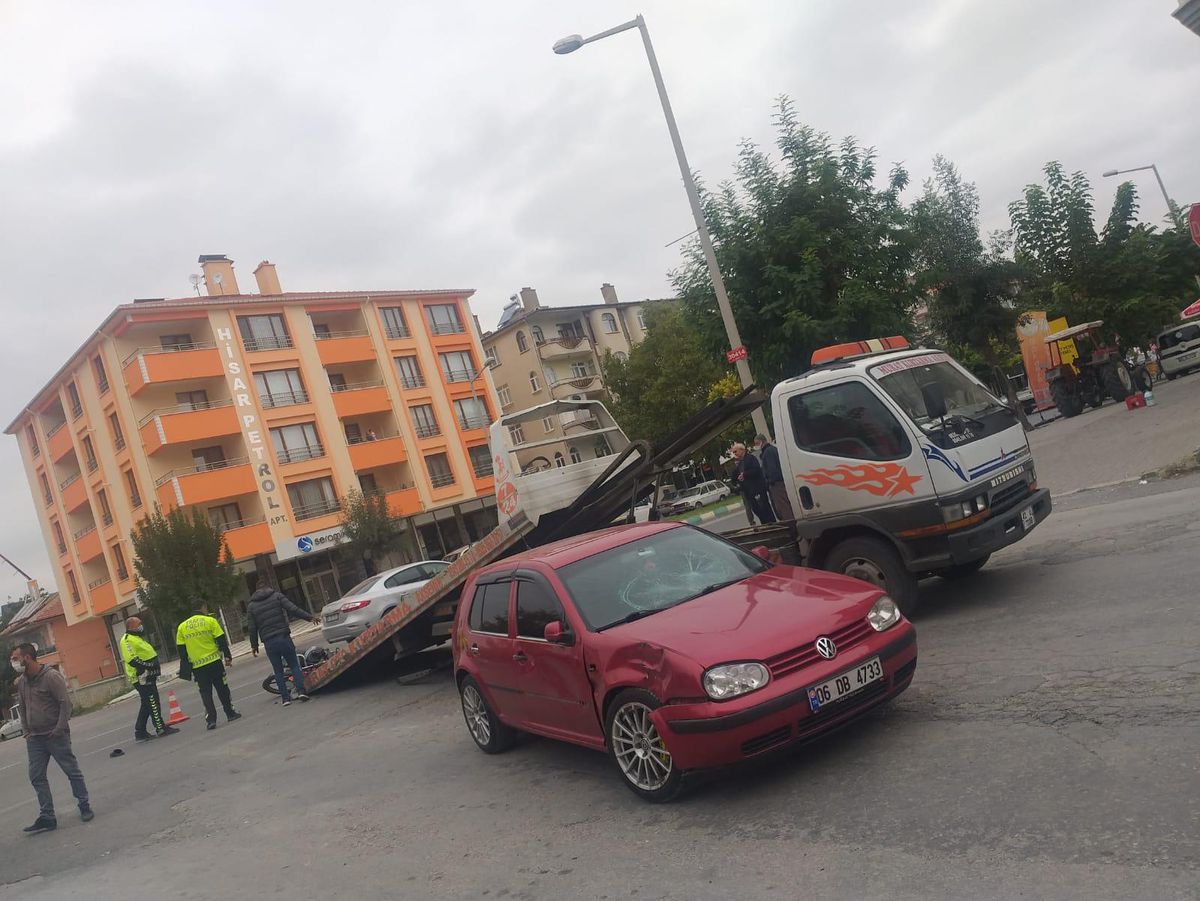 Son dakika haberi: Akşehir\'deki trafik kazasında 1 kişi ağır yaralandı