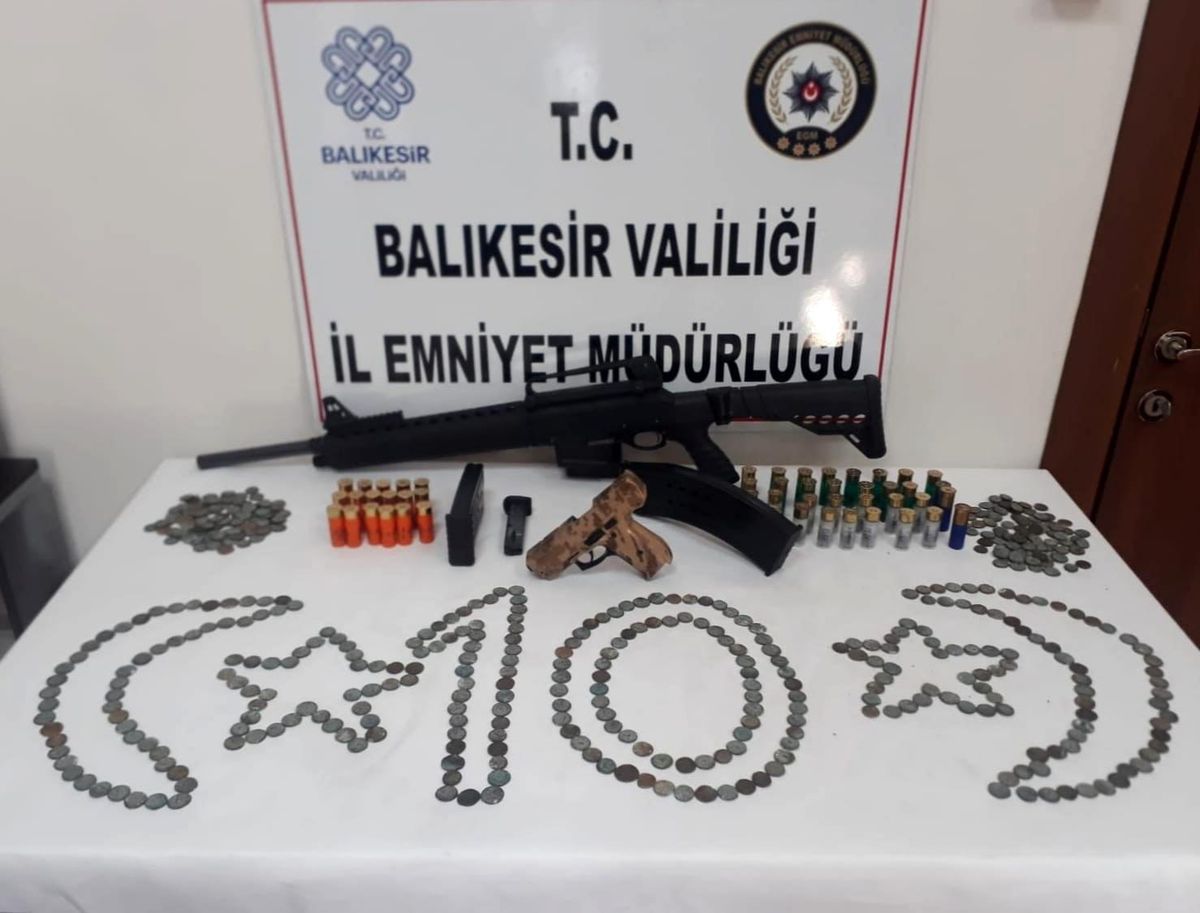 Balıkesir\'de tarihî eser operasyonu