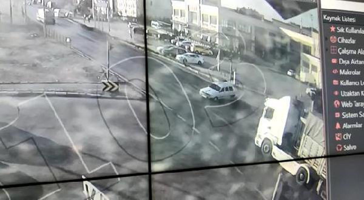 Balıkesir\'de TIR, otomobile ve refüje çarptı: 2 yaralı (2)