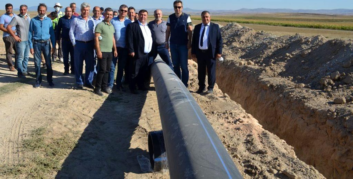 DSİ heyeti Beylikova ziyaretinde çalışmaları yerinde inceledi