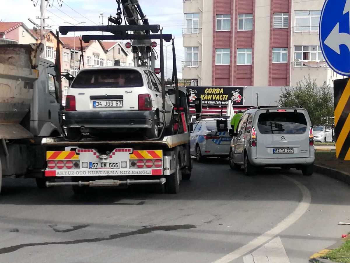 Ereğli\'de trafik kazası: 1 yaralı