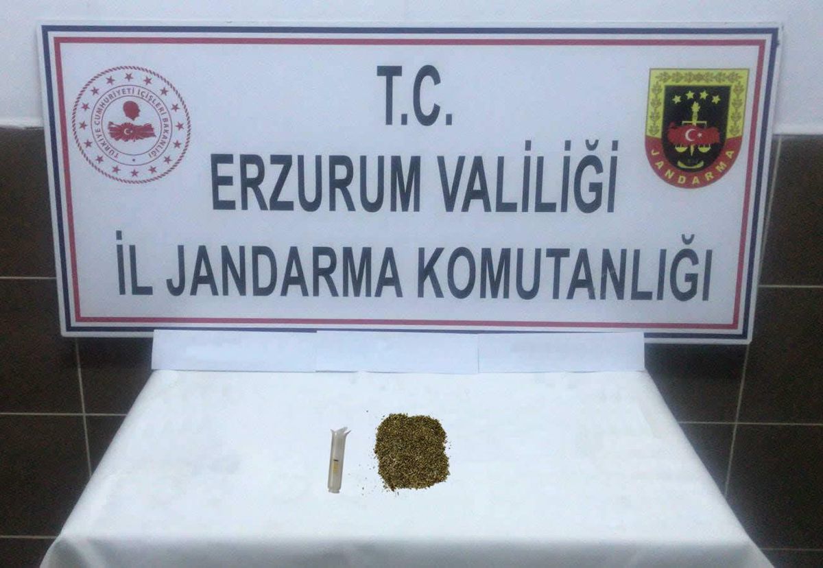 Erzurum\'da düzenlenen uyuşturucu operasyonunda 3 şüpheli yakalandı