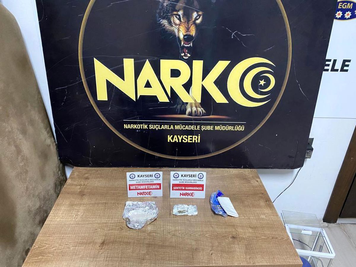Kayseri\'de uyuşturucu operasyonu: 2 gözaltı