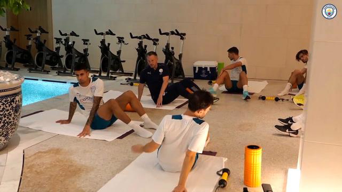 Manchester City Liverpool Maçı Öncesi Kuvvet Antrenmanı Yaptı