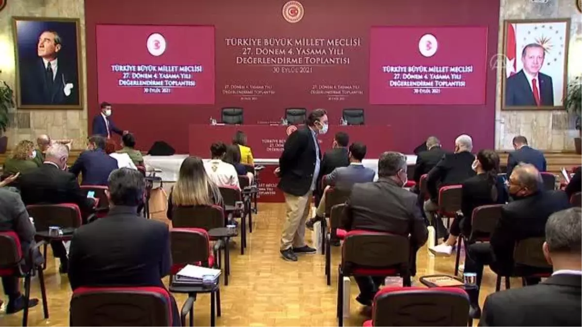 TBMM Başkanı Şentop, 27. Dönem 4. Yasama Yılı\'nı değerlendirdi: (2)