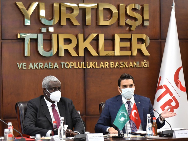 YTB ve Afrika Birliği arasında iş birliği protokolü imzalandı