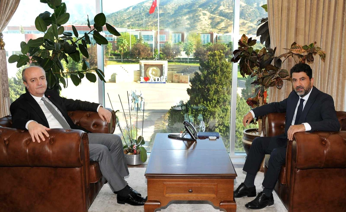 Aydın Cumhuriyet Başsavcısı Eker, ADÜ Rektörü Aldemir ile görüştü
