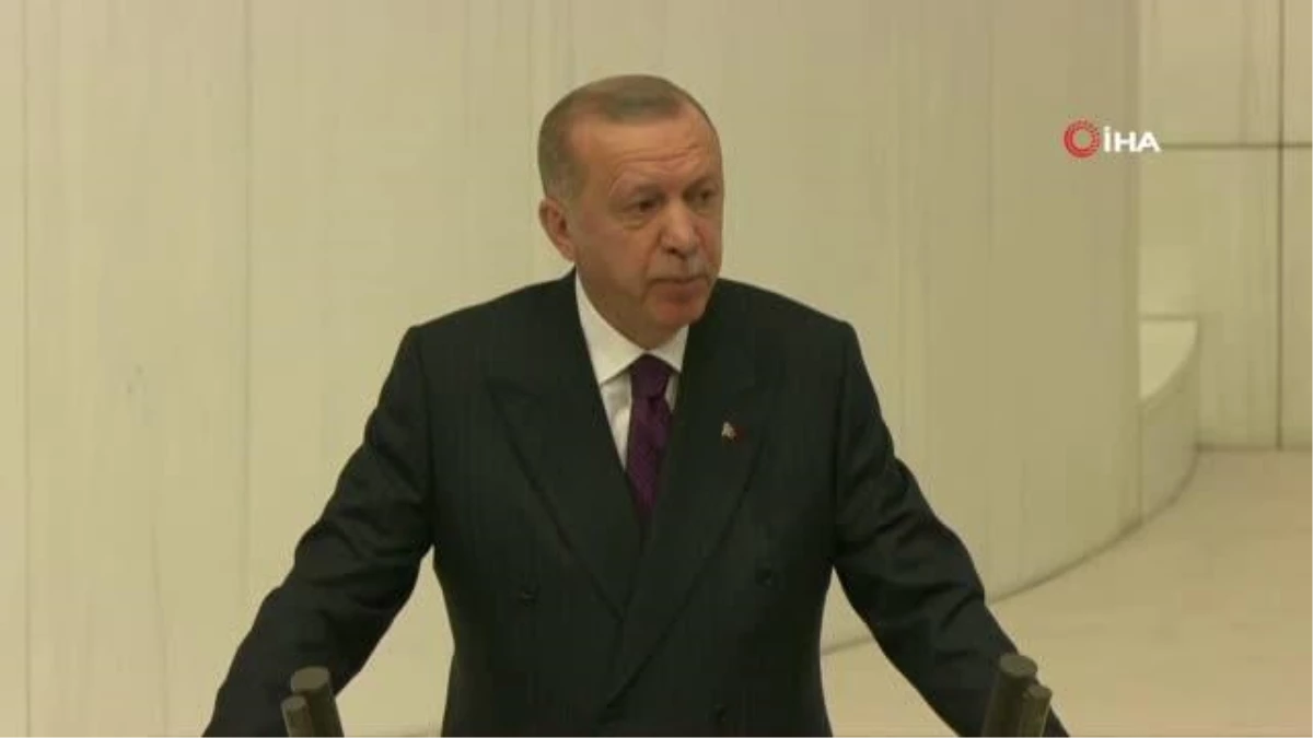 Cumhurbaşkanı Erdoğan, TBMM 27. dönem 5. yasama yılı açılış konuşmasını yaptı