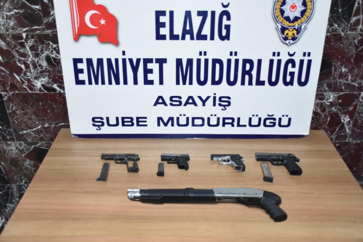 Elazığ\'da asayiş uygulamalarında yakalanan 9 kişi tutuklandı