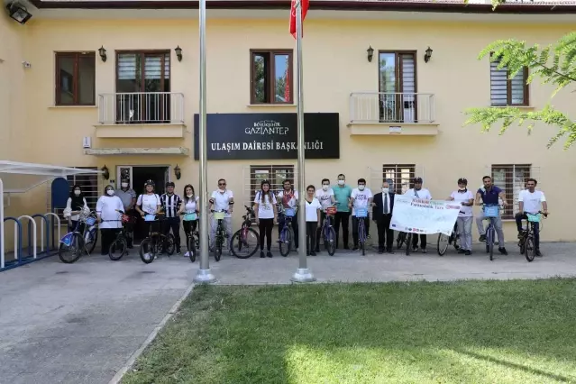 Gaziantep'te bisikletli ulaşım farkındalık turu düzenledi