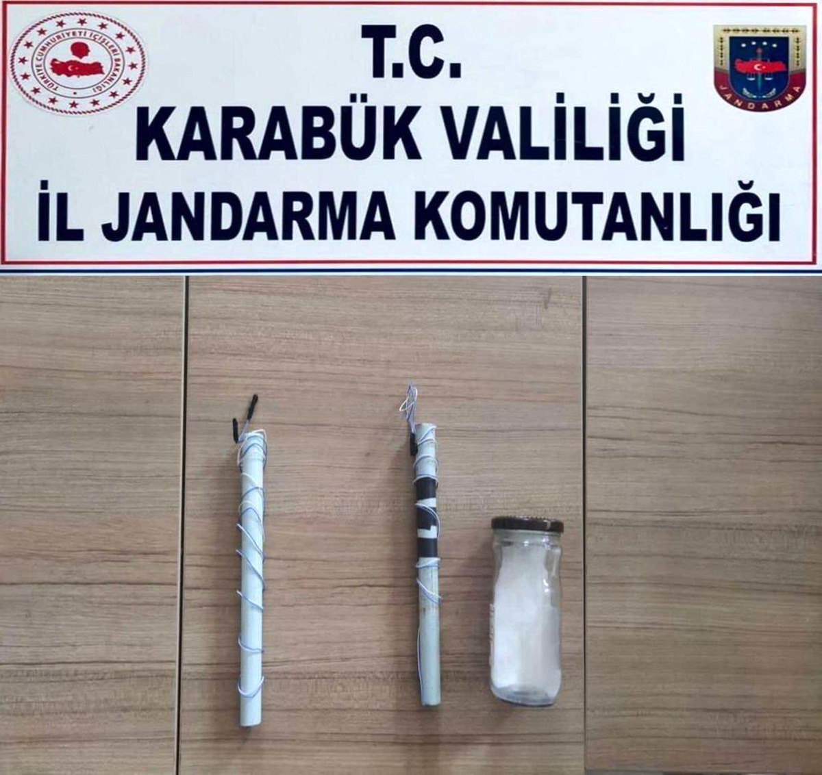 Karabük\'te el yapımı patlayıcı ele geçirildi