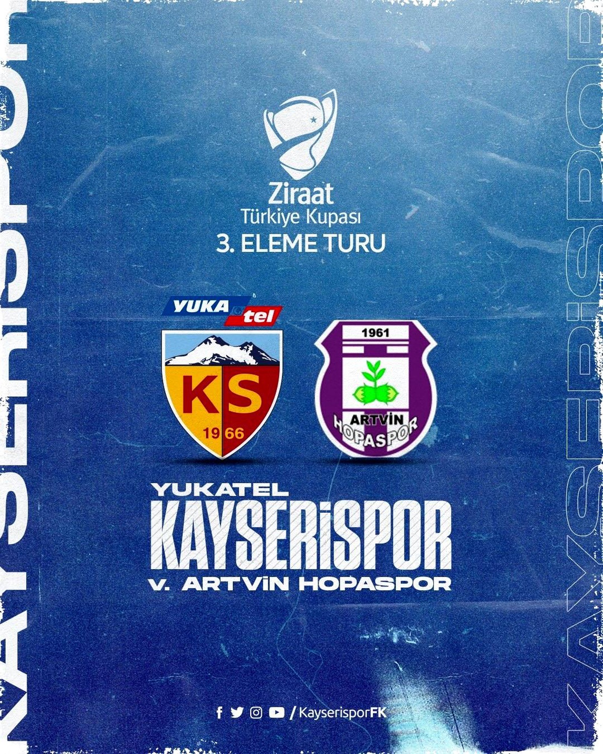 Kayserispor\'un rakibi Artvin Hopaspor oldu