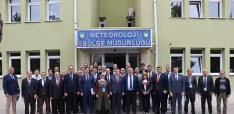 Konya'da Meteoroloji 8. Bölge Müdürü Barış Özgün'e ziyaretler