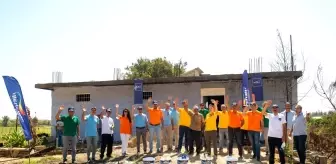 Manavgat'ta yangın sebebiyle hasar gören yaşam alanlarına boya desteği