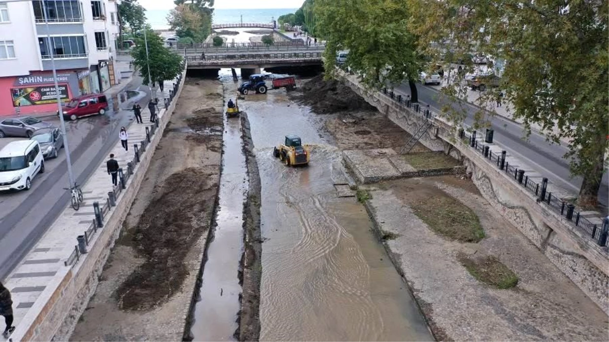 Ordu\'da derelerdeki ıslah çalışmaları sürüyor