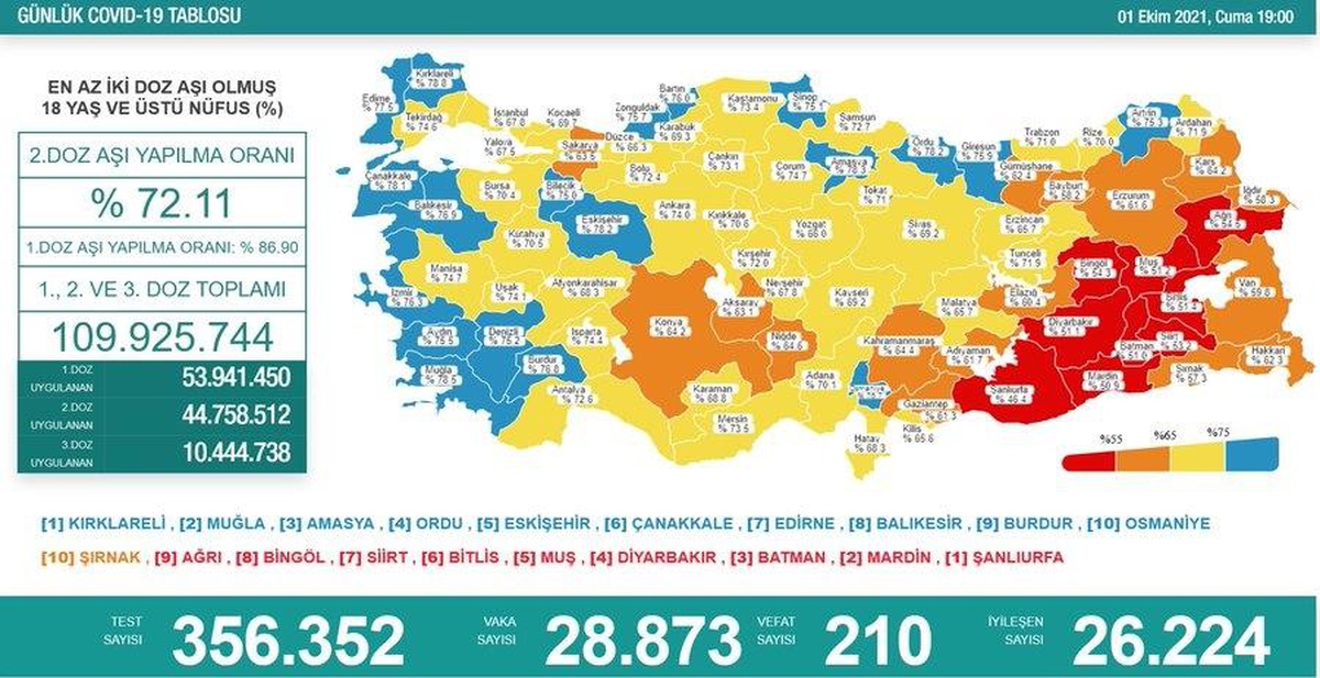 Son dakika haberi... Son 24 saatte korona virüsten 210 kişi hayatını kaybetti