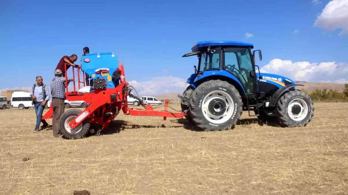 Van\'da anıza direkt ekim makinesi ile ekimler başladı