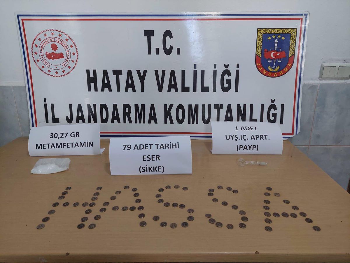 Son dakika haberleri: Hatay\'da uyuşturucu ve tarihi eser kaçakçılığı operasyonunda 4 şüpheli yakalandı