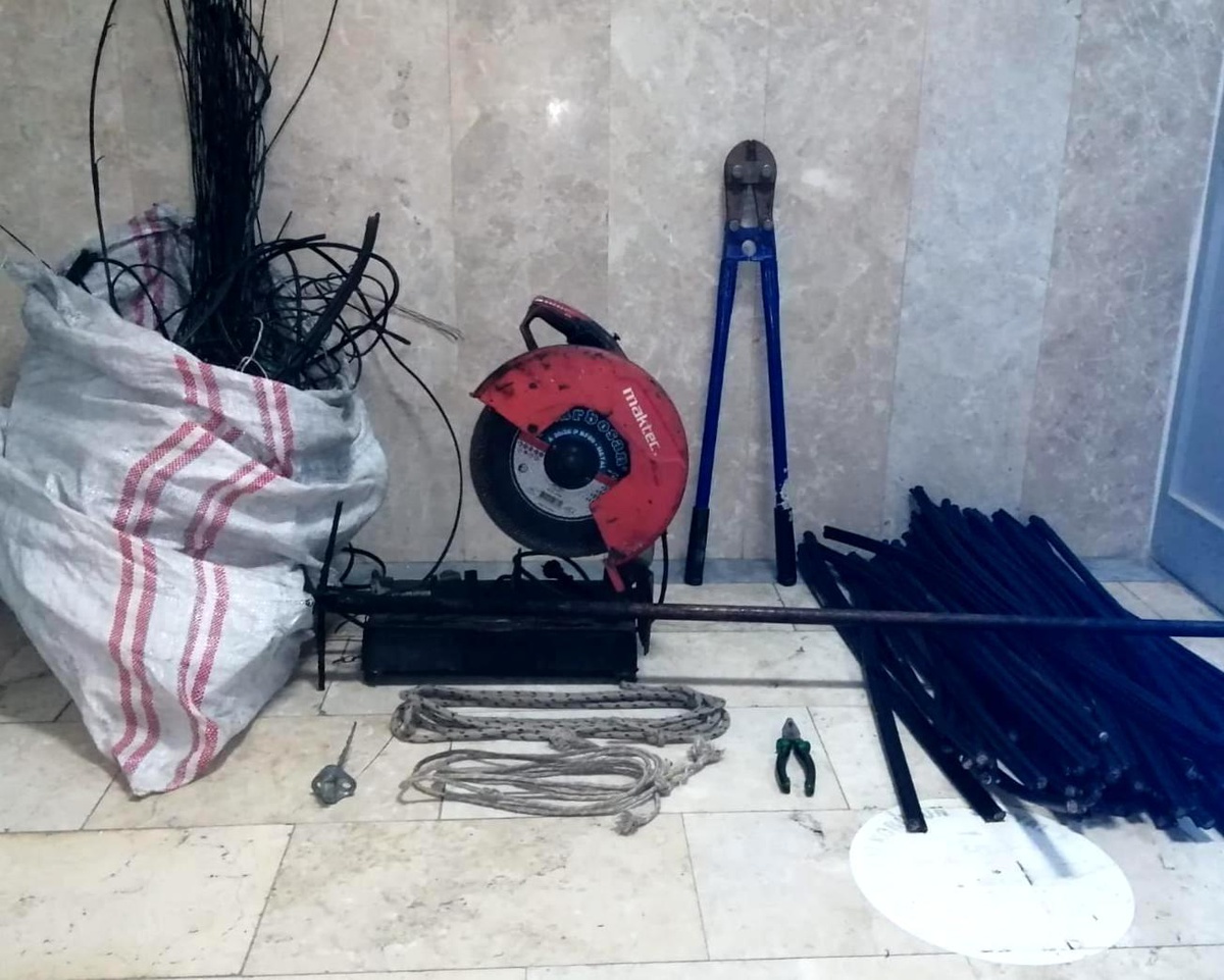 Kablo hırsızı son olayında JASAT timlerinden kaçamadı