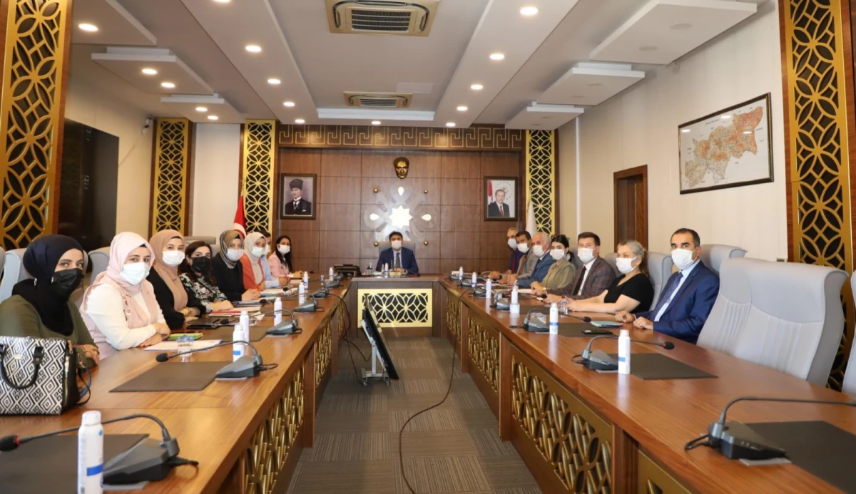 Kaymakam Tunç, ADEM yöneticileriyle toplantı yaptı