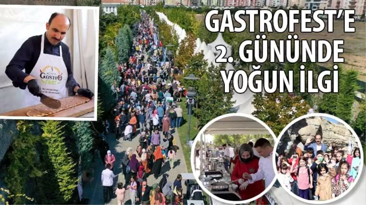 Konya GastroFest\'e ikinci gününde yoğun ilgi