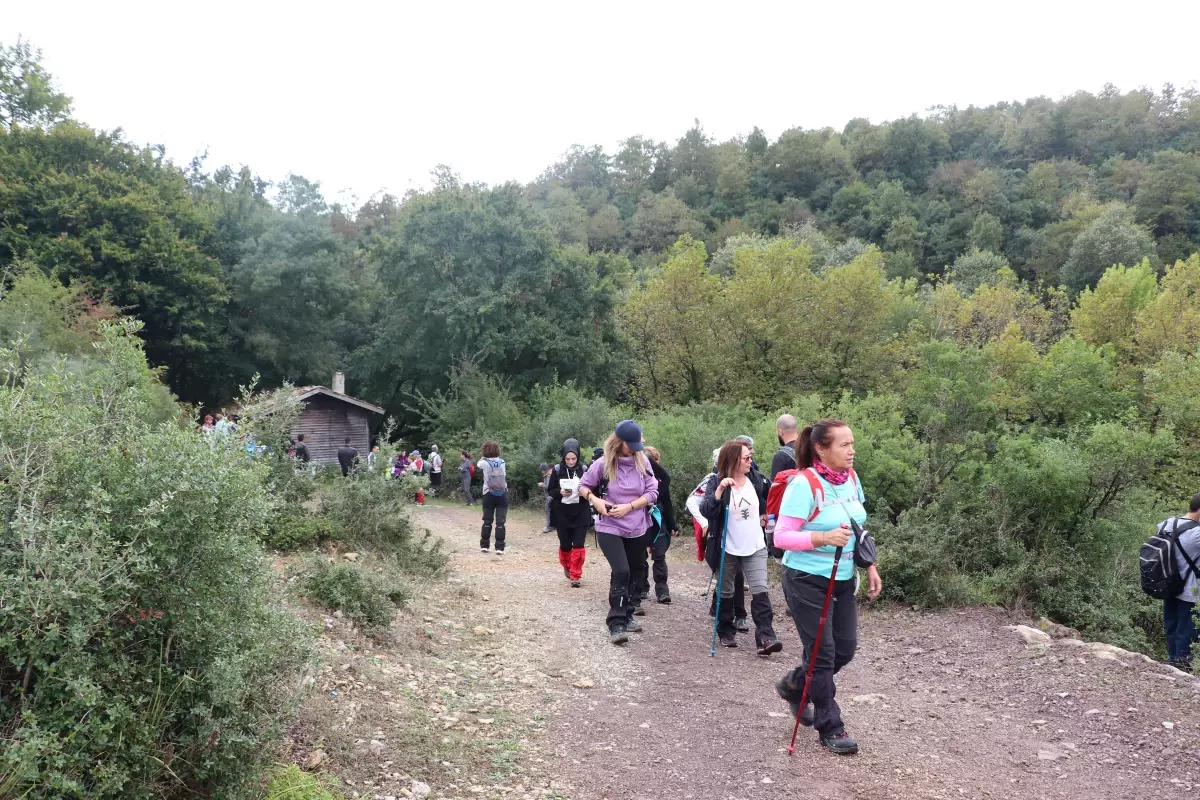 Şile\'de Sarıkavak Kalesi Doğa Yürüyüşü Şenliği düzenlendi